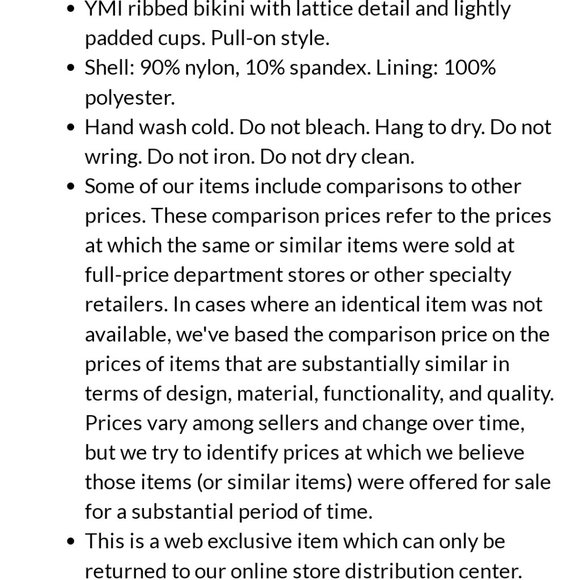 NWT YMI 2X Set Pink Ribbed Lattice Bikini Sexy Swim - Picture 7 of 8